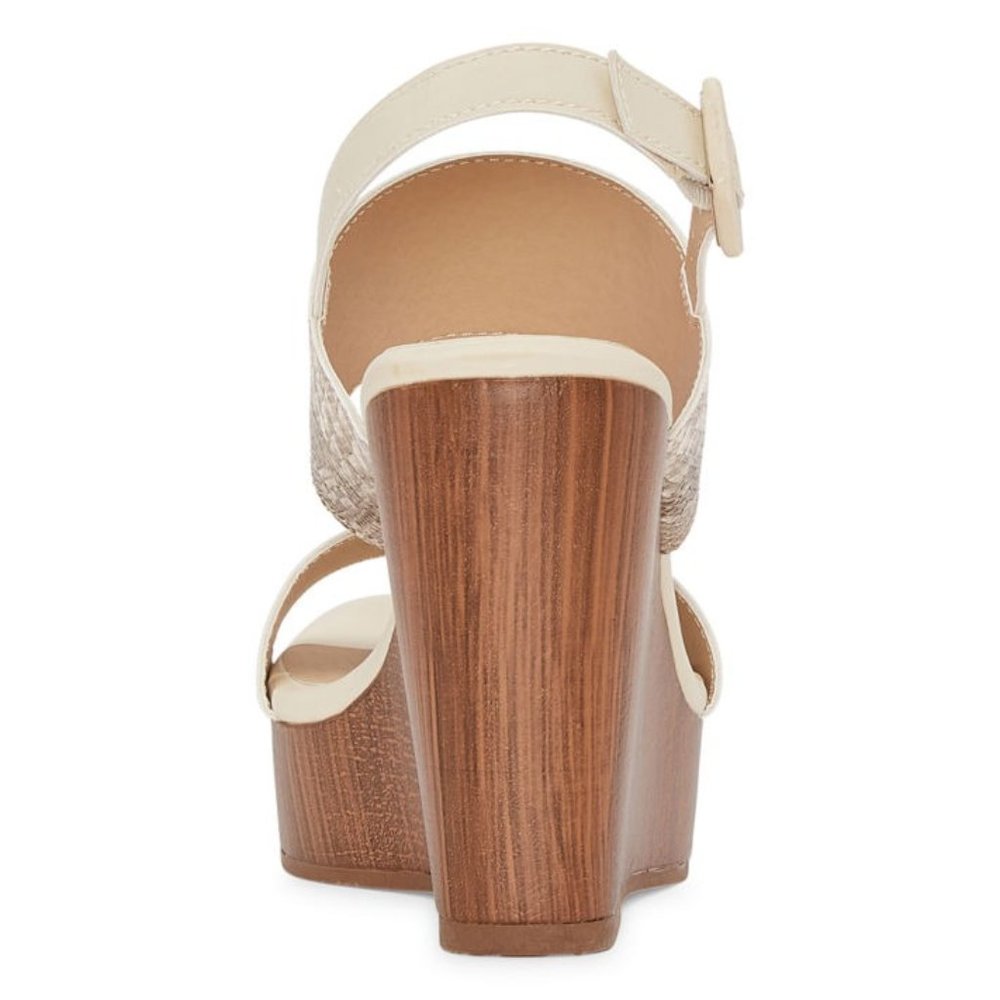 Pop Complete Wedge Sandals snake beige 9.5 vegan - Picture 3 of 8